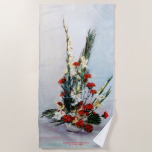 Bodegón der Blumen/Still life of flowers Strandtuch