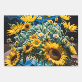 Bodegón Flores y Noche 1 - 001 Geschenkpapier Set