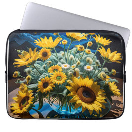 Bodegón Flores y Noche 1 - 001 Laptopschutzhülle