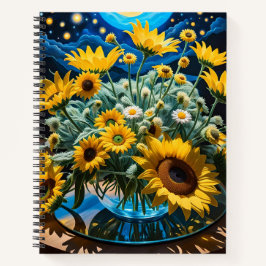 Bodegón Flores y Noche 1 - 001 Notizbuch