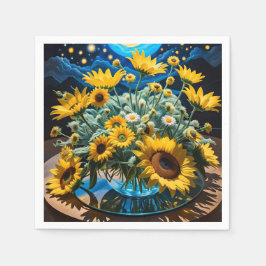 Bodegón Flores y Noche 1 - 001 Serviette