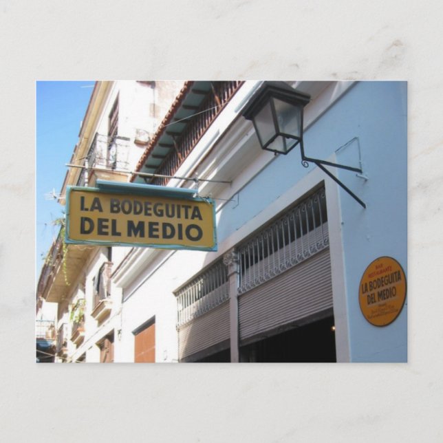 Bodeguita medio havana postkarte (Vorderseite)