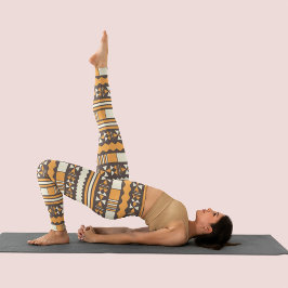 Bodenfarbenstamm Leggings