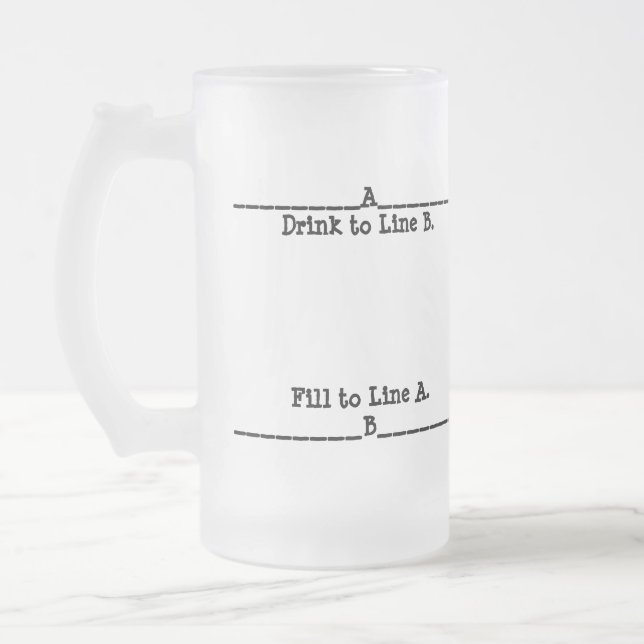 Bodenlose Tasse (Links)
