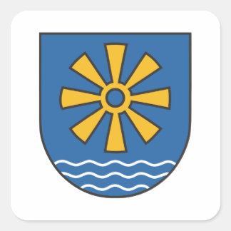 Bodenseekreis Wappen Quadratischer Aufkleber