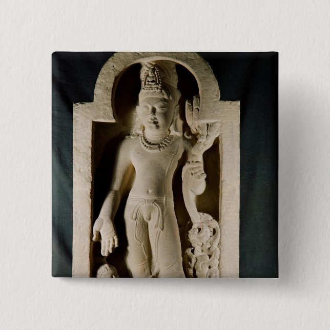Bodhisattva Padmapani, Sarnath Button (Vorderseite)