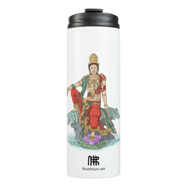 Bodhisattva von Mitgefühl Tumbler Thermosbecher (Vorderseite)