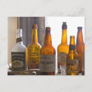 Bodie Antike Flaschen Postkarte