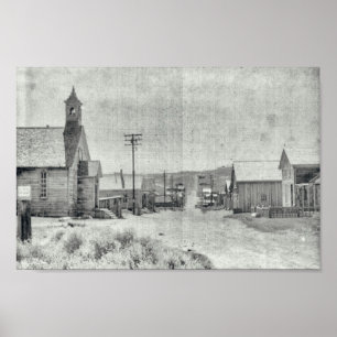 Bodie California Ghost Town Poster