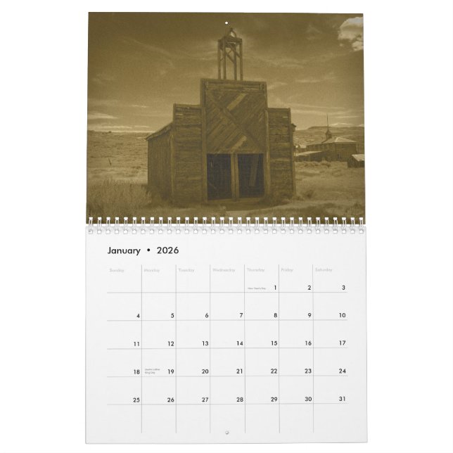 Bodie-Geisterstadt-Kalender 2013 Kalender (Jan 2026)
