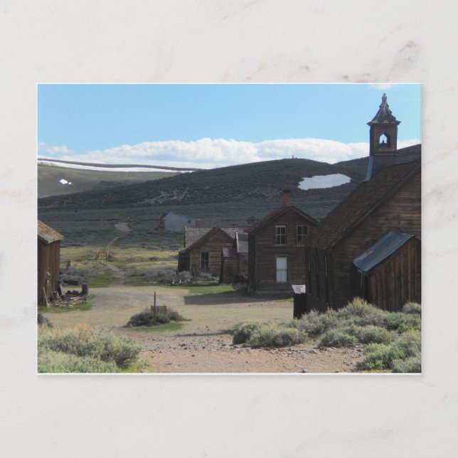 Bodie Ghost Town Postkarte (Vorderseite)