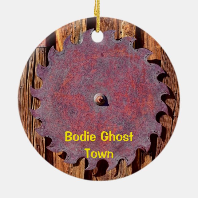 Bodie Ghost Town, rustikale Antiquitäten Keramik Ornament (Hinten)
