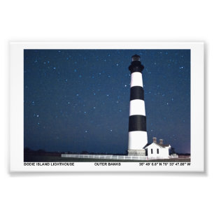 Bodie Island Leuchtturm. Fotodruck