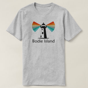 Bodie Island Leuchtturm North Carolina Regenbogen T-Shirt