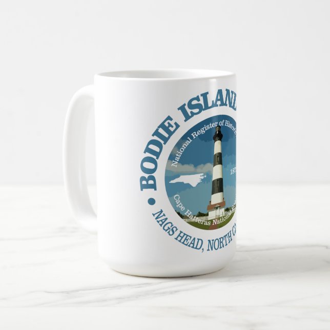 Bodie Island Light Kaffeetasse (Vorderseite Links)