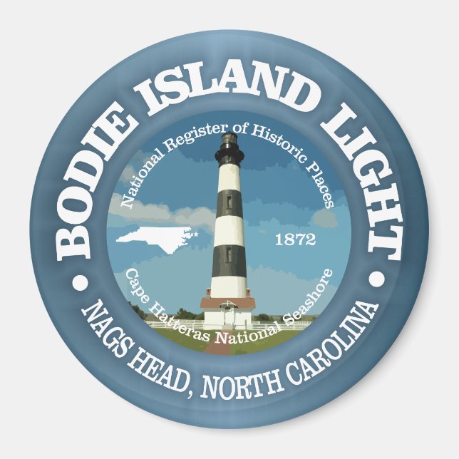 Bodie Island Light Magnet (Vorne)