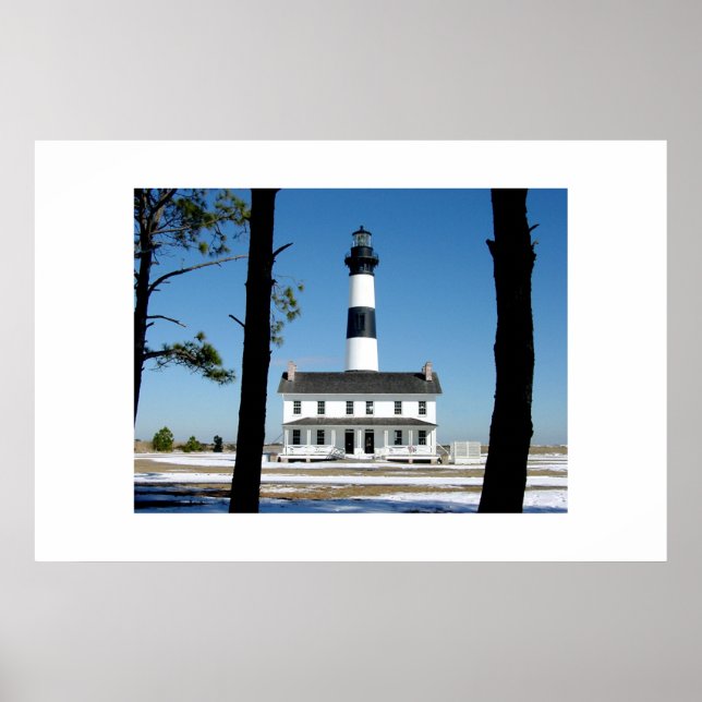 Bodie Island Lighthouse 3 Poster (Vorne)
