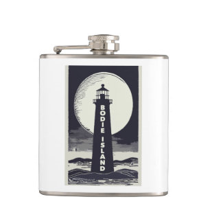 Bodie Island Lighthouse North Carolina Moon Flachmann