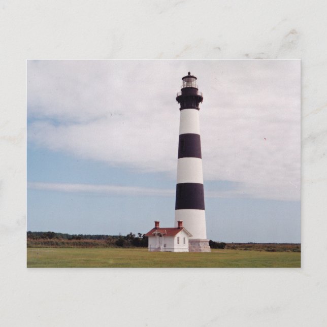 Bodie Island Lighthouse Postkarte (Vorderseite)