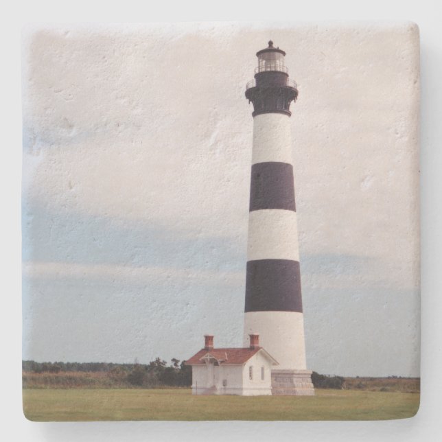 Bodie Island Lighthouse Steinuntersetzer (Vorderseite)