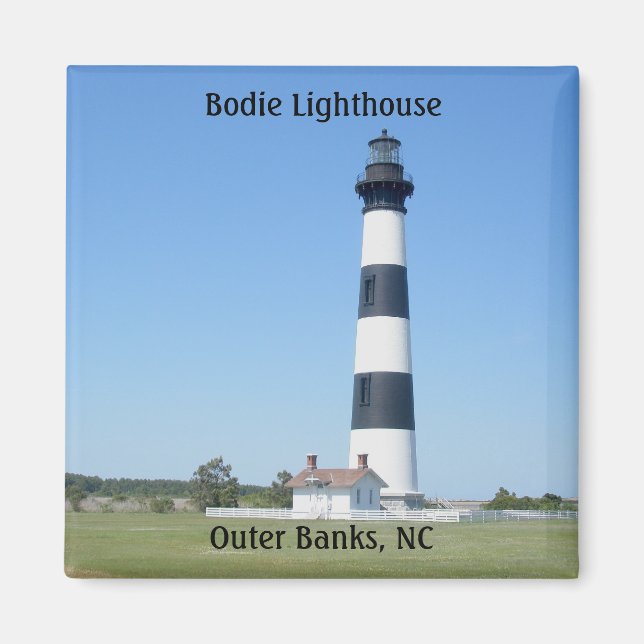 Bodie Lighthouse Äußere Banken NC Magnet (Vorne)