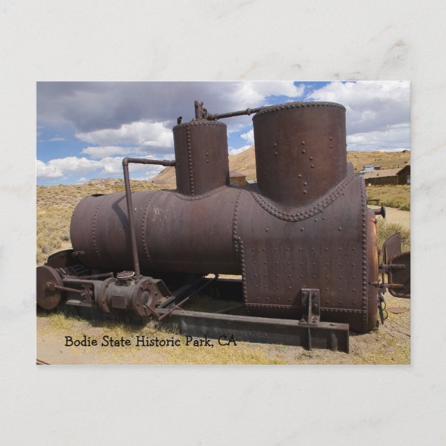 Bodie Mining Equipment Postkarte (Vorderseite)