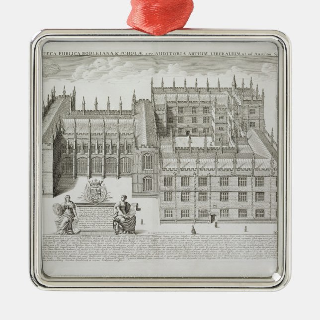 Bodleian Bibliothek, Oxford, von 'Oxonia Silbernes Ornament (Vorne)