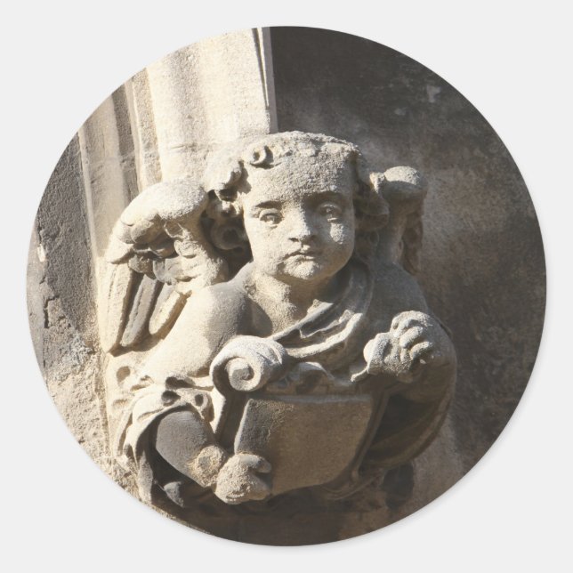 Bodleian-Bibliothek Runder Aufkleber (Vorderseite)