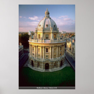 Bodleian Library, Oxford, Großbritannien Poster