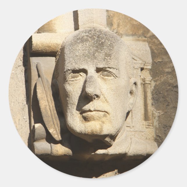 Bodleian Library Oxford Runder Aufkleber (Vorderseite)