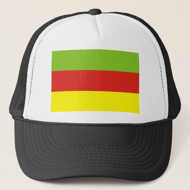 Bodoland-Indianerflagge Truckerkappe (Vorderseite)