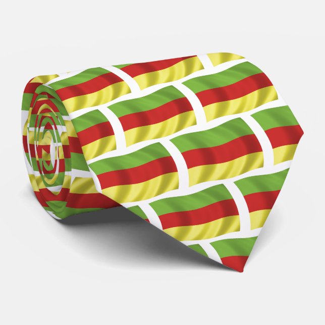 Bodos People Flag-Krawatte Krawatte (Gerollt)