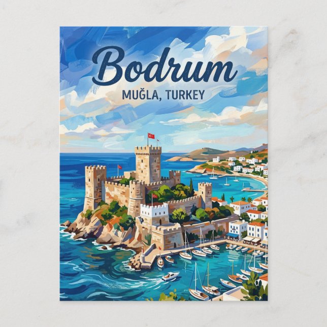 Bodrum Castle, Bodrum, Ägäis Postkarte (Vorderseite)