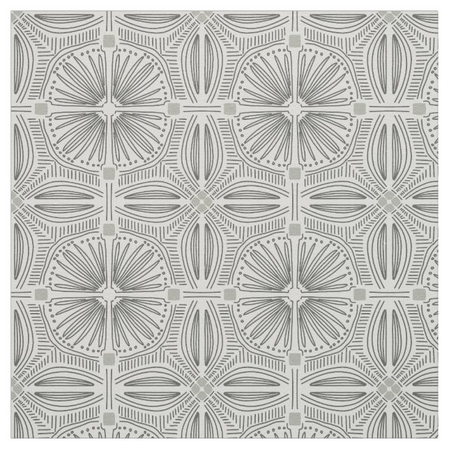 Bodulo Boho Art Deco Linie Stoff (Muster)