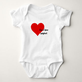 Body 0-24m Ich bin ein Liebe-Magnet Baby Strampler