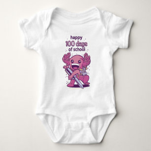 Body 100 jours d'invitation scolaire T-shirt