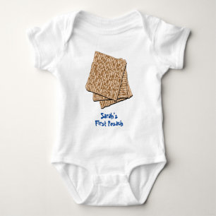 Body 1er costume de bébé à la pêche personnalisé