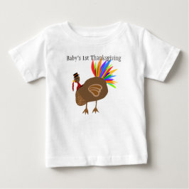 Body 1er Thanksgiving de bébé Turquie Feathers Casquett