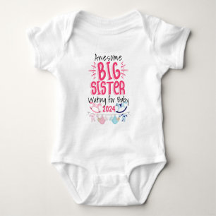 Body 2024 Big Sister Attente de nouveau bébé frère