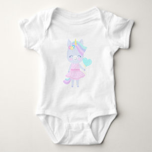 Body 3e anniversaire Baby Bodysuit avec une licorne drô