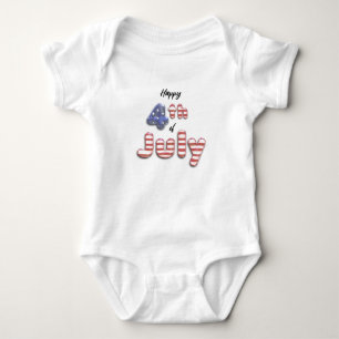 Body 4 juillet Foil Ballons Stars Stripes - Bodysuit