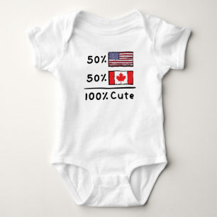 Body 50% américain 50% canadien 100% mignon Canada USA 