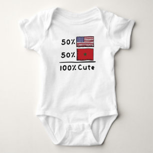 Body 50% Américain 50% Marocain 100% Mignonne Maroc US