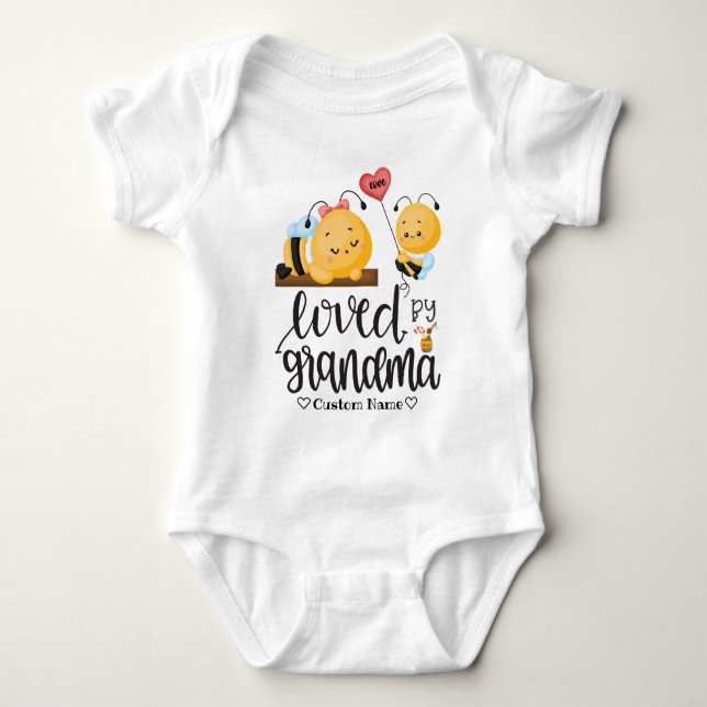 Body Abeilles mignonnes - Aimé par grand-mère | Cadeau  (Devant)