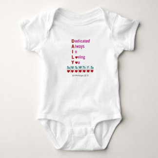 Body Acronyme quotidien Baby Bodysuit
