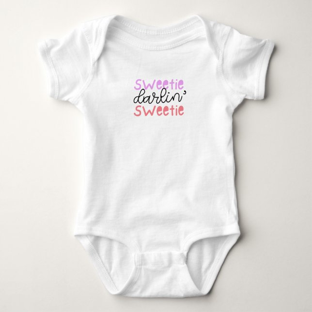 Body Adorable Baby Bodysuit with Sweet Saying (Devant)