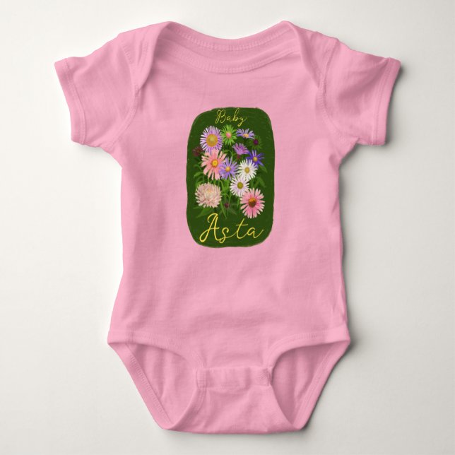 Body Adorable bodysuprême floral rose aster  (Devant)