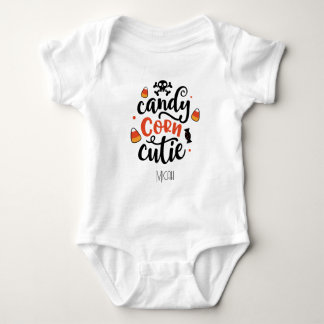 Body Adorable "Candy Corn Cutie" Monogramme Nom