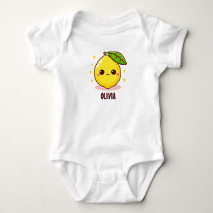 Body Adorable Citron jaune mignon Personnalisé