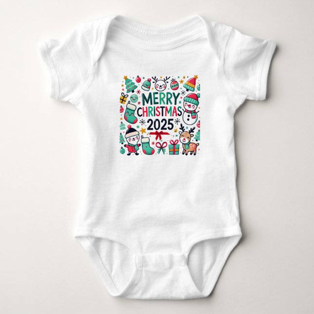 Body "Adorable Costume de Noël Unisex Baby" (Devant)